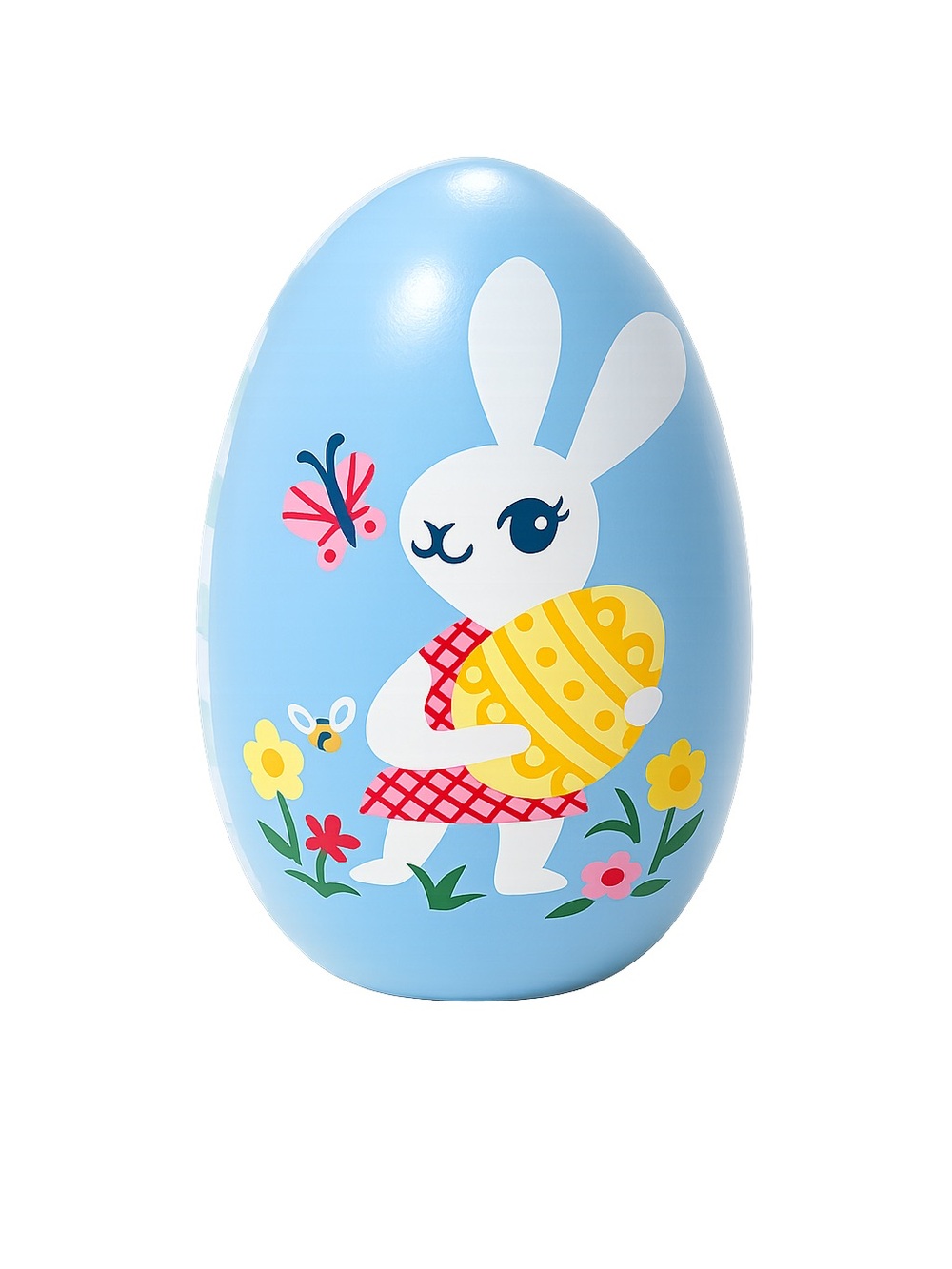 Target Spritz 2020 Bunny & Plaid Decorative Easter Egg New